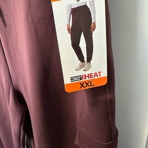Kirkland Signature Red Thermal Joggers for Cozy Comfort